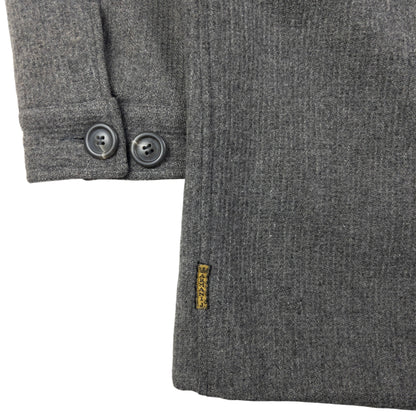 Vintage Armani Jeans Button Up Wool Jacket Size XL