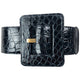 Vintage 90s YSL Yves Saint Laurent Crocodile Embossed Leather Belt Size M