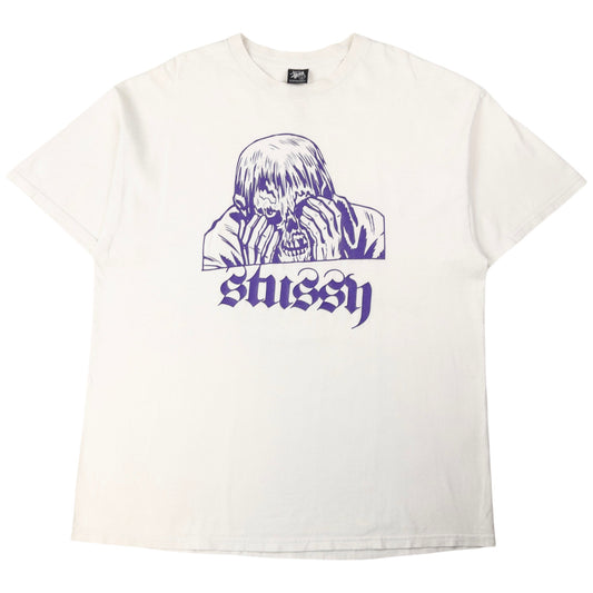 Vintage Stussy Graveyard Shift Graphic T Shirt Size XL
