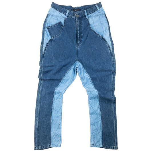 Vintage 2000s Ne-Net By Issey Miyake Patchwork Denim Jeans Size W30