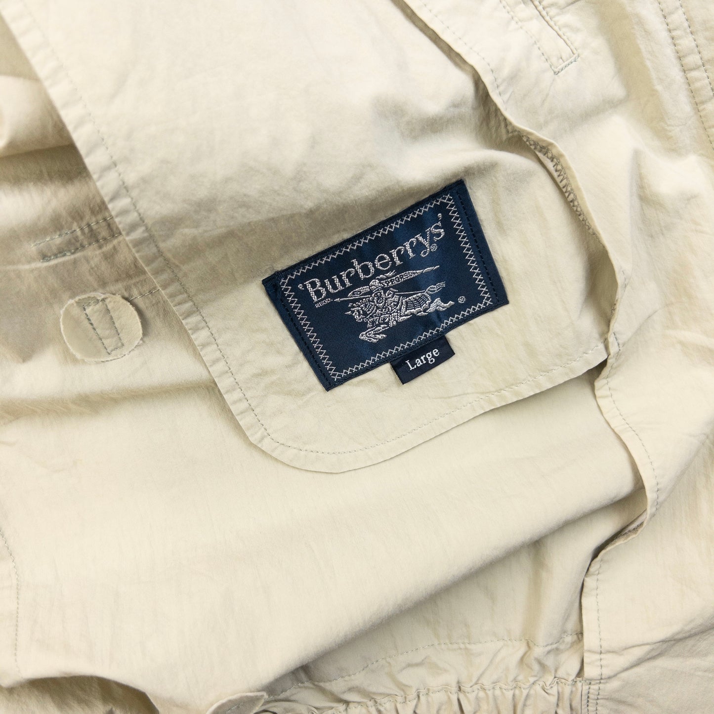 Vintage 90s Burberry Lightweight Zip Up Jacket Size S