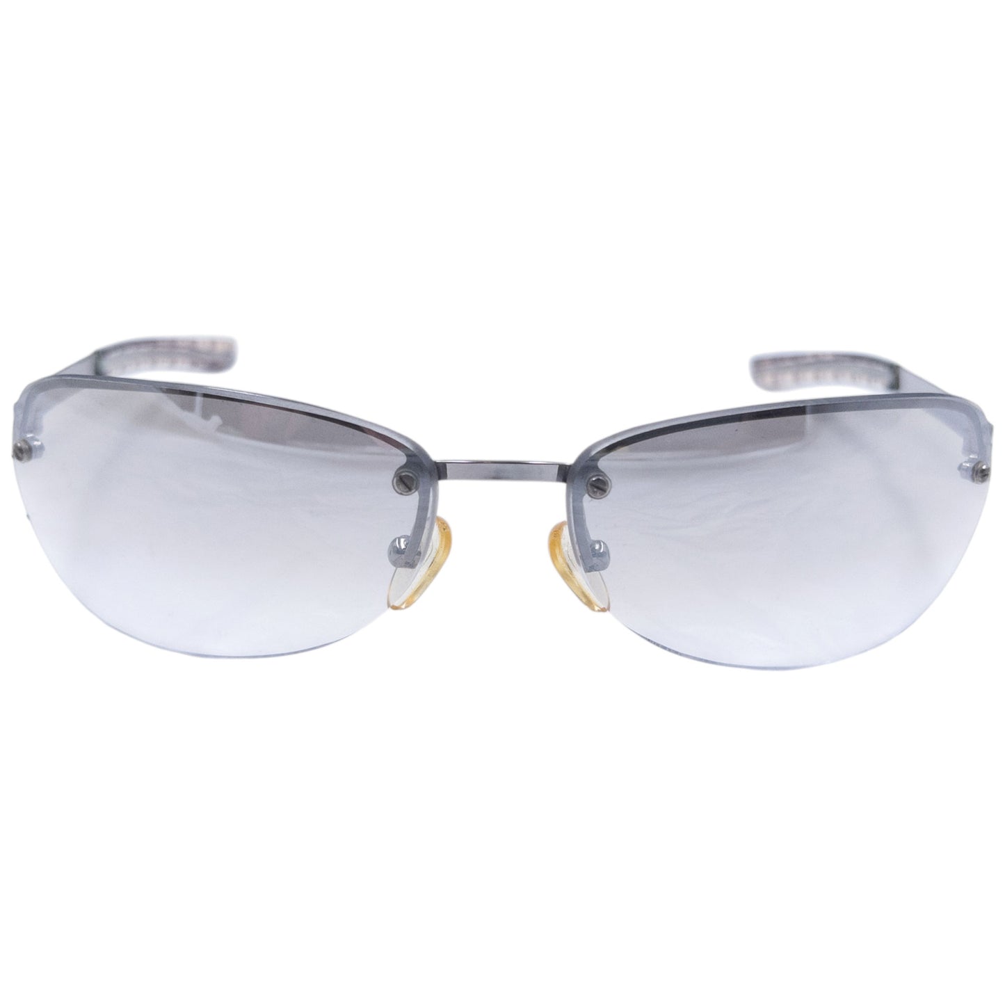 Vintage 2000s Burberry Nova Check Rimless Sunglasses