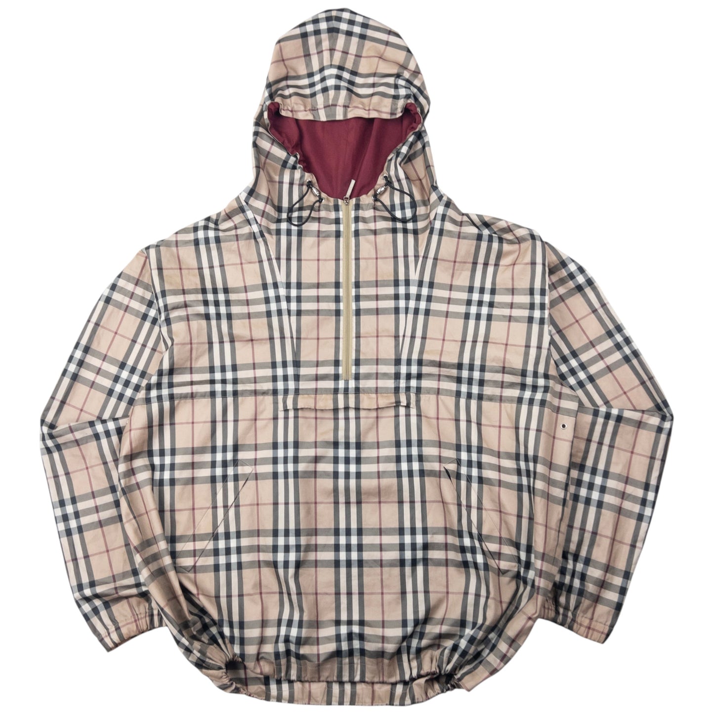Vintage Burberry Nova Check Packable Jacket Size XL
