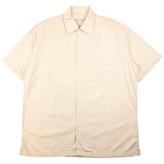Vintage Dior Short Sleeve Button Up Shirt Size L