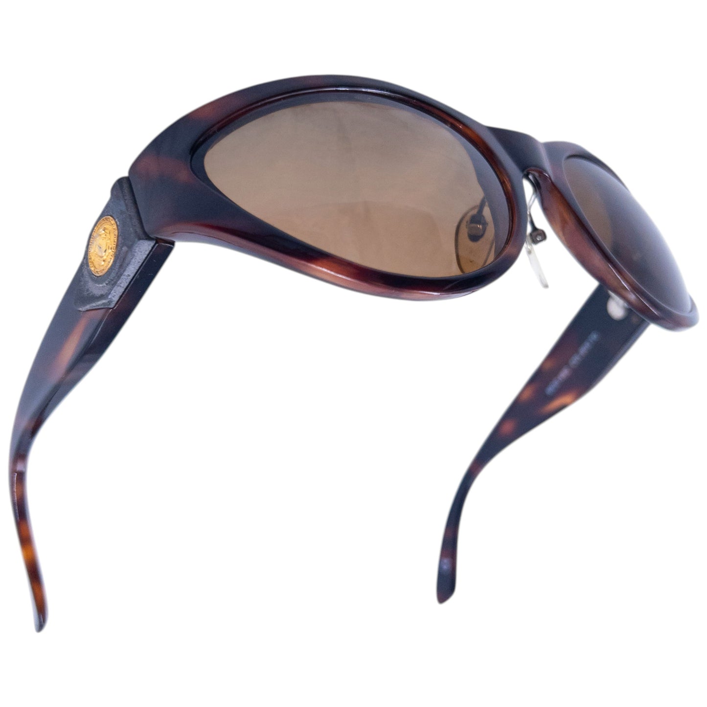 Vintage 90s Gianni Versace Tortoise Shell Sunglasses