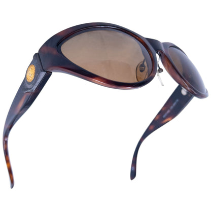 Vintage 90s Gianni Versace Tortoise Shell Sunglasses