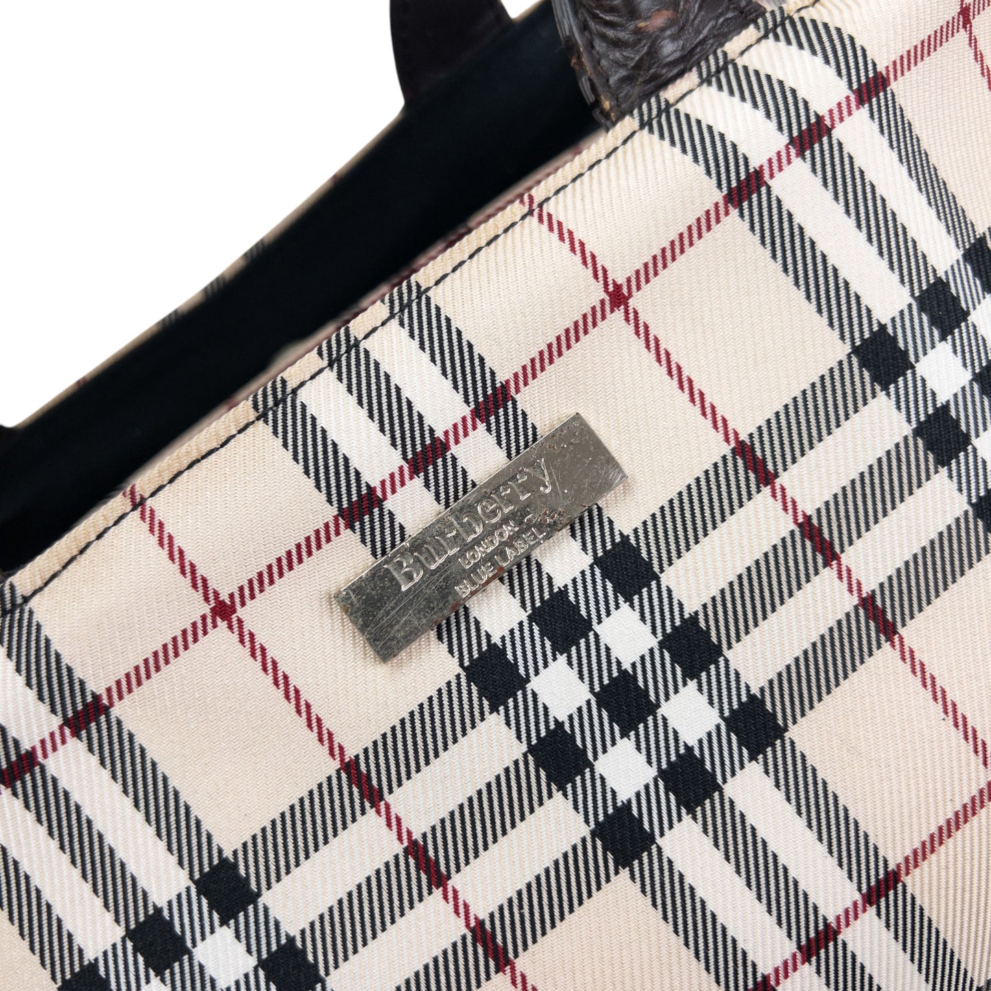 Vintage 2000s Burberry Blue Label Nova Check Handbag