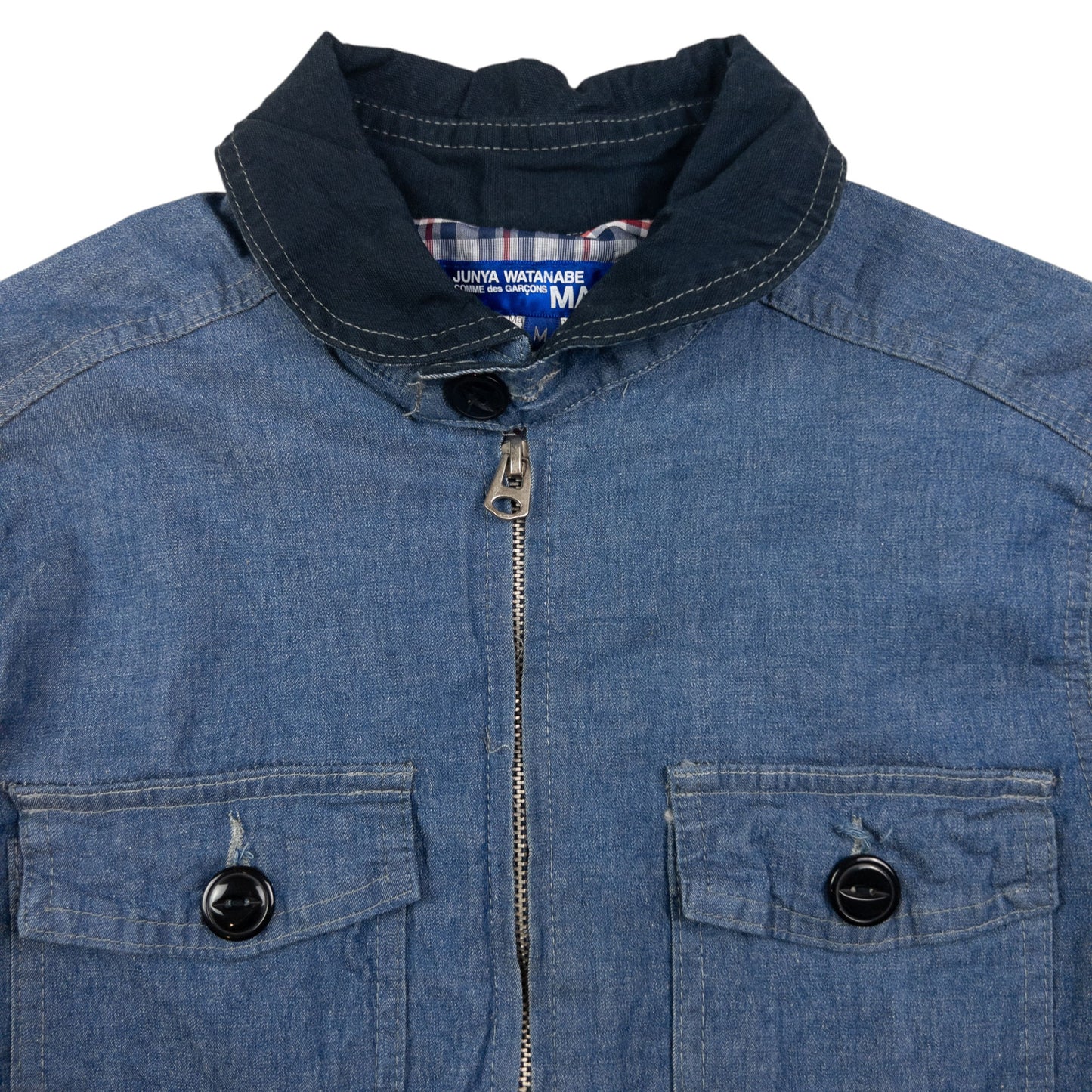 Vintage Junya Watanabe X Comme Des Garçons MAN Denim Jacket Size XS