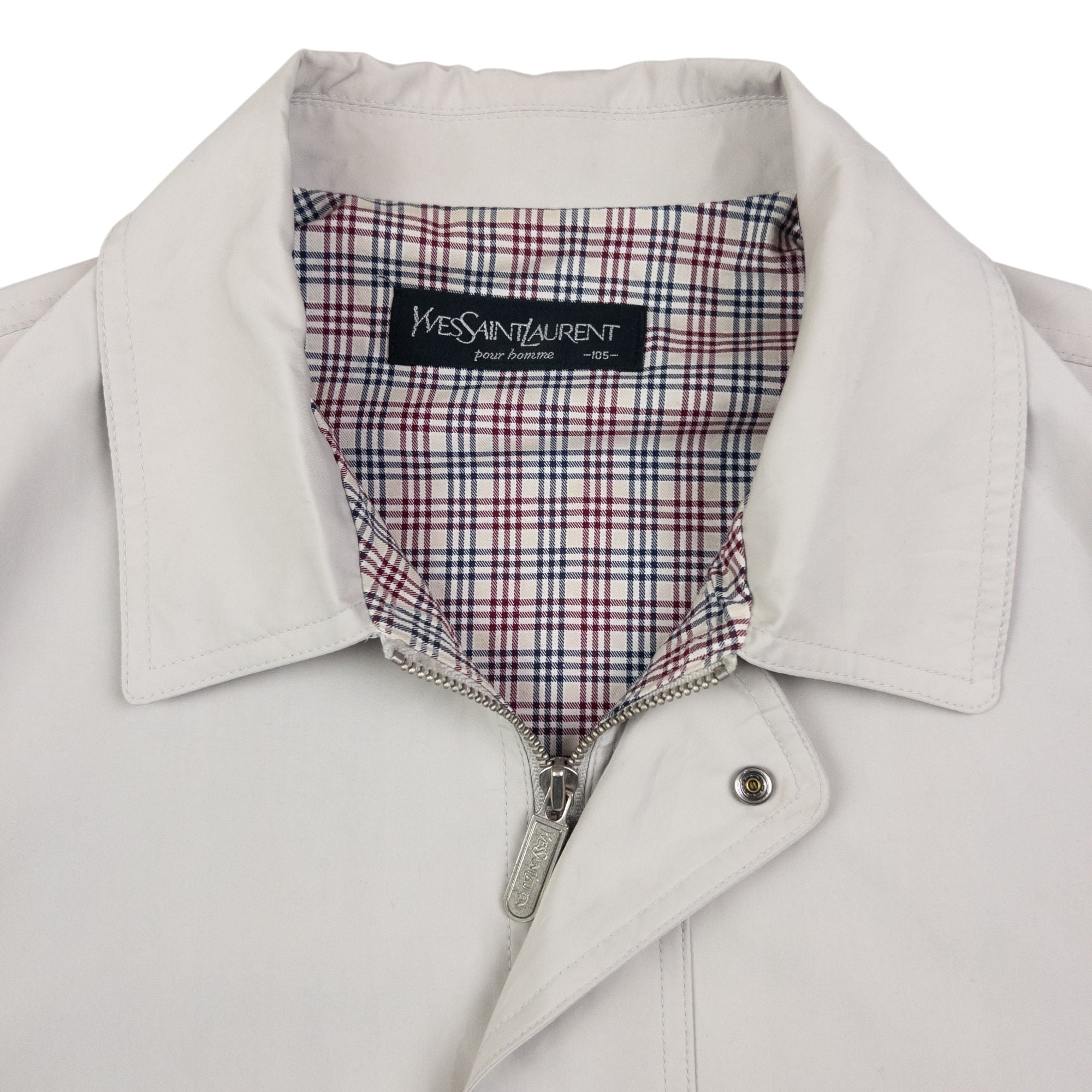 Vintage YSL Yves Saint Laurent Harrington Jacket Size L