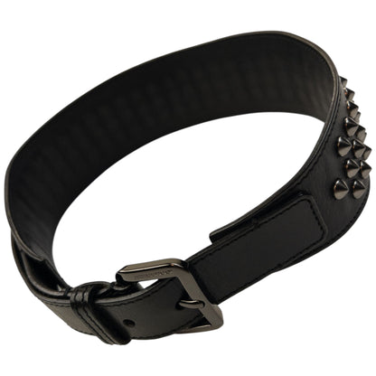 Vintage 2000s Burberry Studded Leather Belt Size S