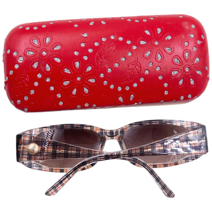 Vintage Burberry Nova Check Sunglasses