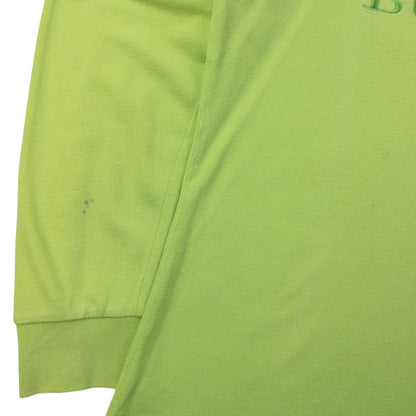 Vintage 2000s Burberry Embroidered Long Sleeve Polo Shirt Size M