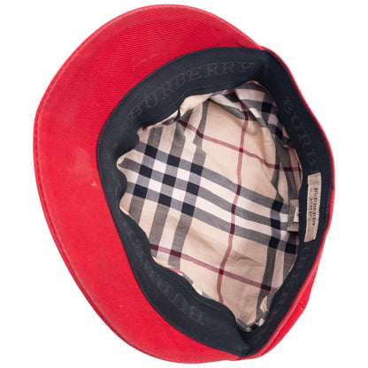 Vintage Burberry Newsboy Hat Size S
