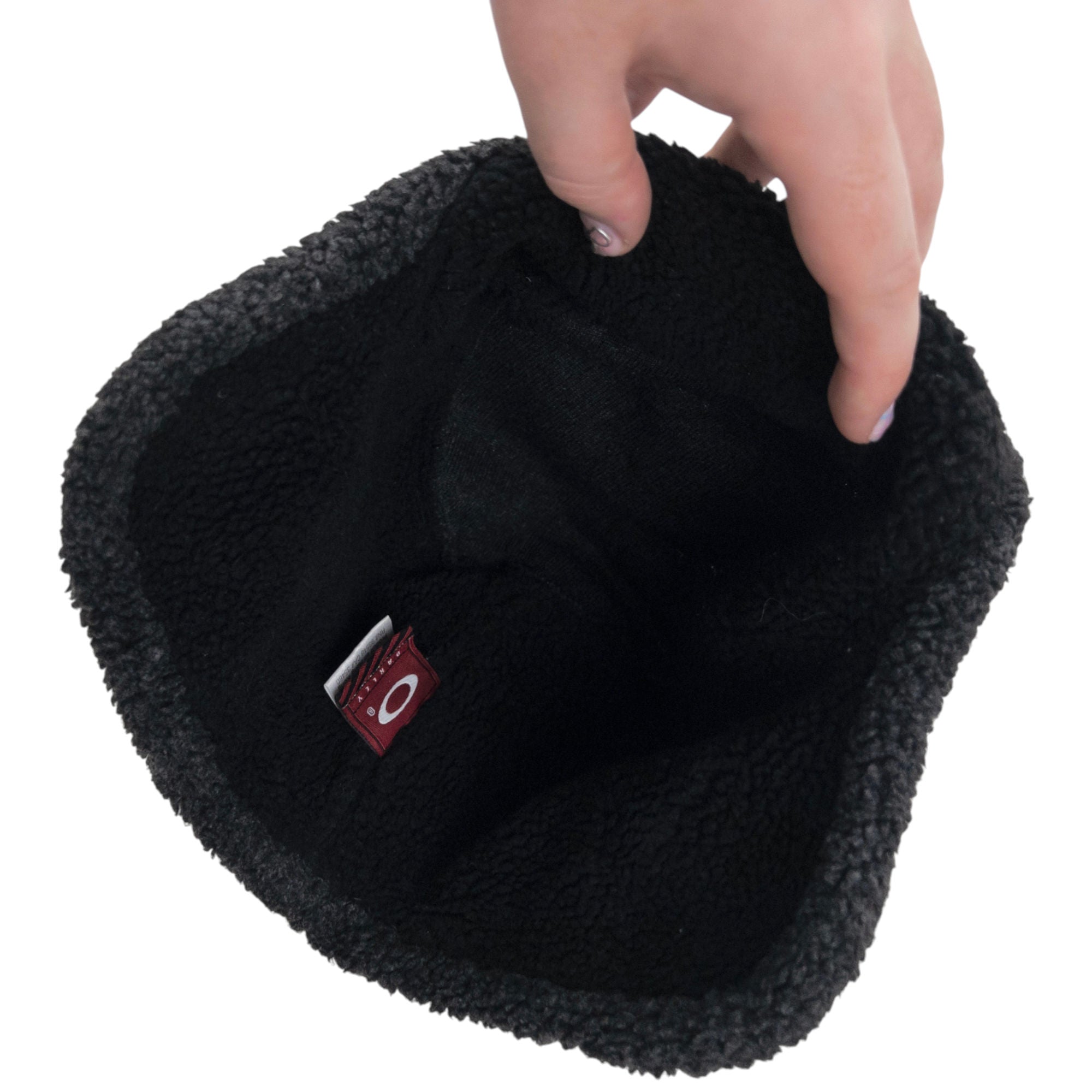 Vintage 90s Oakley Skull Moscow Fleece Trapper Hat