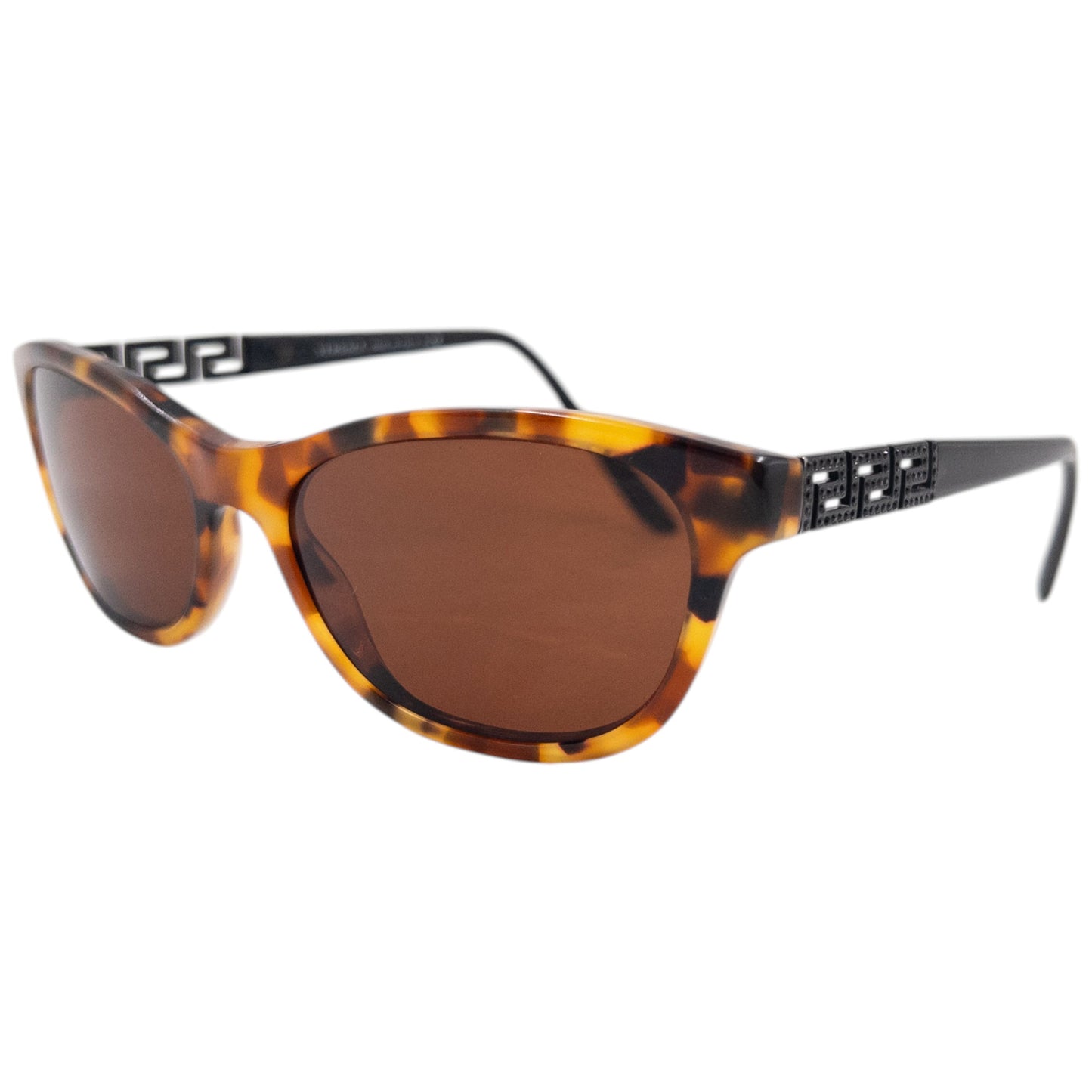 Vintage 2000s Fendi Tortoise Shell Diamanté Sunglasses