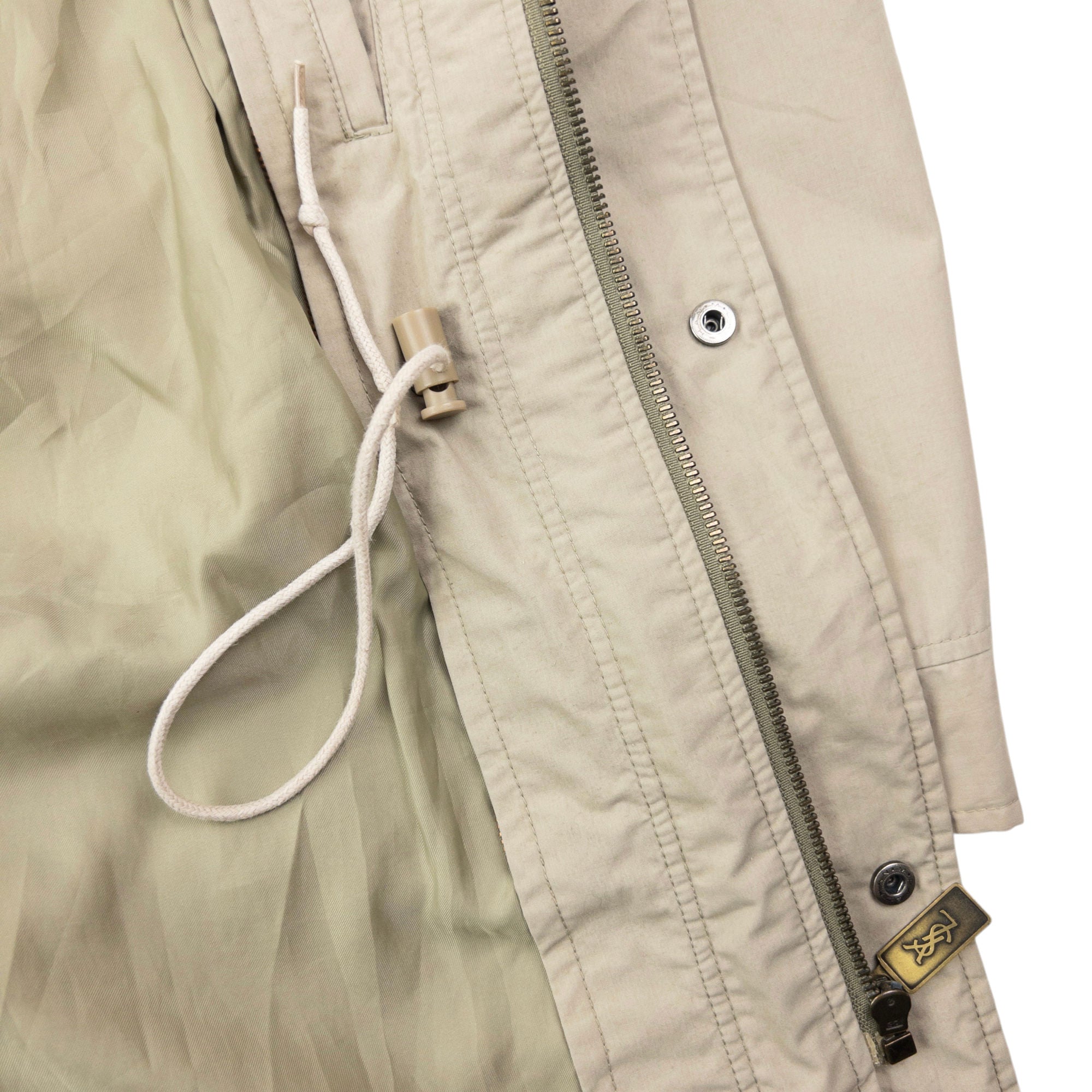 Vintage 90s YSL Yves Saint Laurent Zip Up Jacket Size M