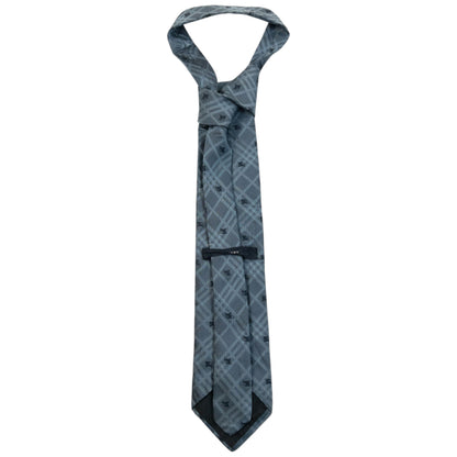 Vintage 2000s Burberry Nova Check Monogram Silk Tie