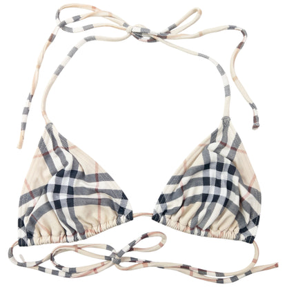 Vintage 2000s Burberry Nova Check Bikini Set Womens Size M