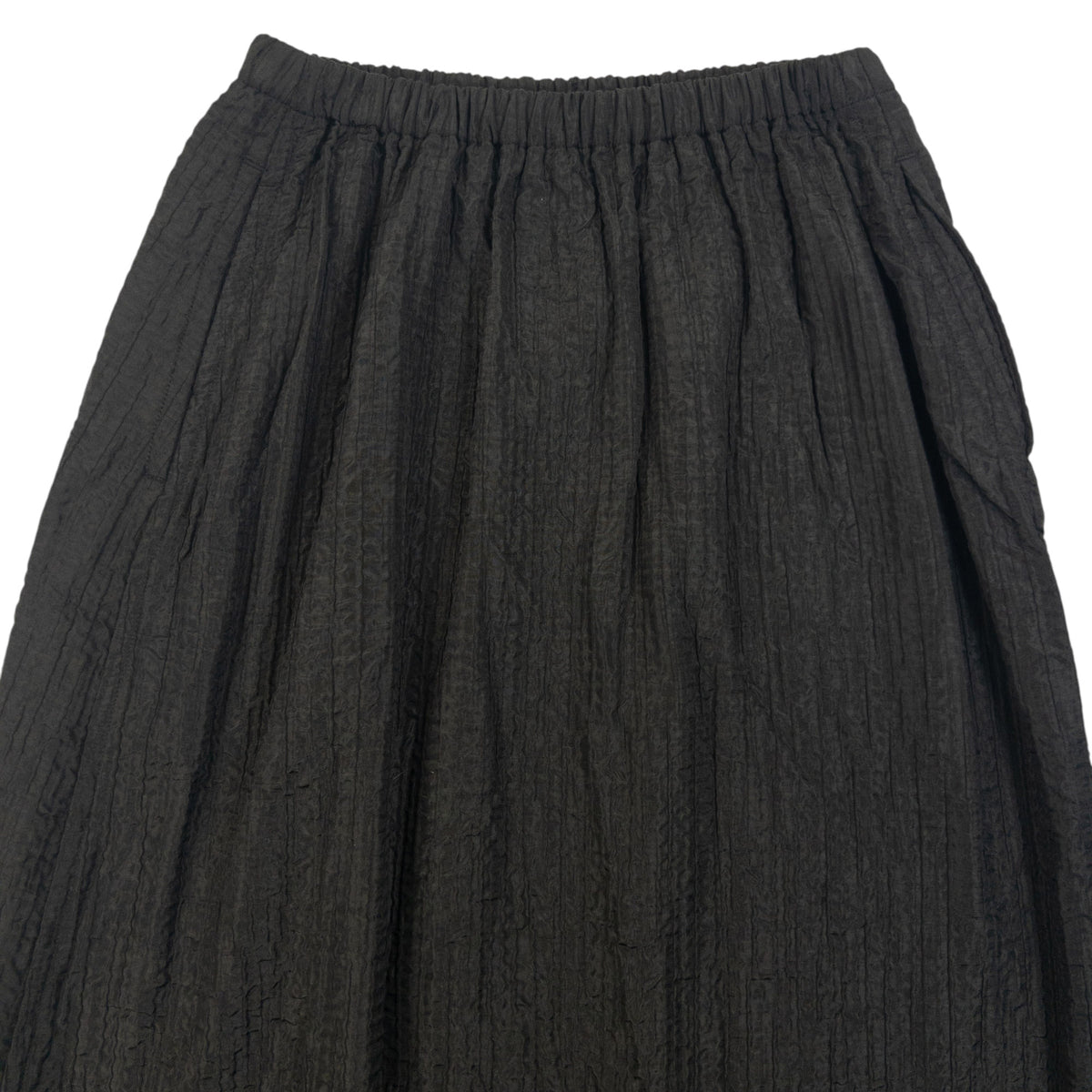 Vintage 90s Plantation By Issey Miyake Crinkle Skirt Womens One Size