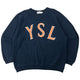 Vintage 2000s YSL Yves Saint Laurent Embroidered Sweatshirt Size M