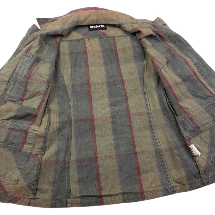 Vintage Hysteric Glamour Checkered Button Up Jacket Size S