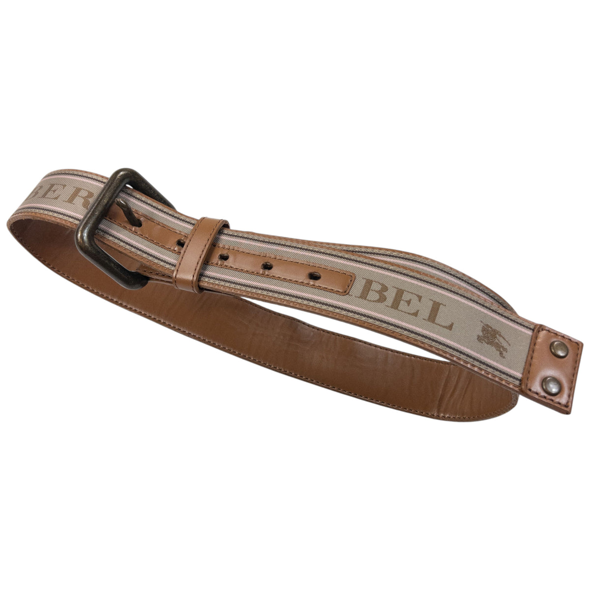 Vintage 2000s Burberry Blue Label Leather Belt Size L