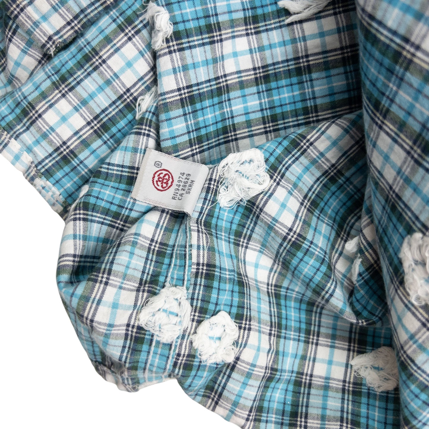 Vintage Stussy Checkered Monogram Short Sleeve Button Up Shirt Size L