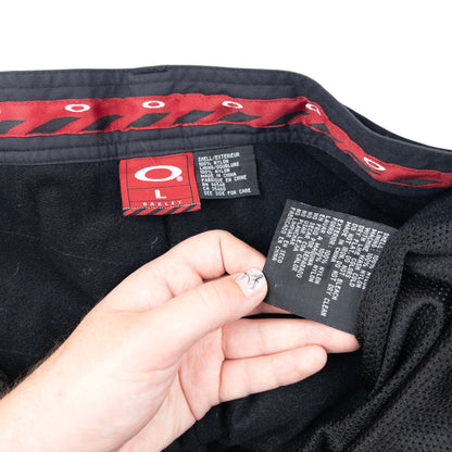 Vintage 90s Oakley Belt Waist Snowboarding Trousers Size L