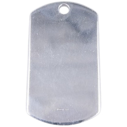 Vintage Gucci Embossed Dog Tag Necklace