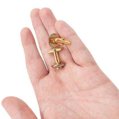 Vintage 90s Gucci Embossed Cufflinks