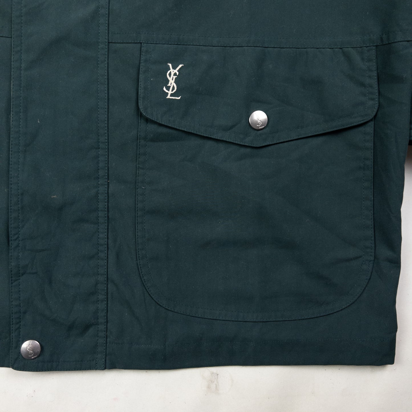 Vintage YSL Yves Saint Laurent Zip Up Jacket Size L