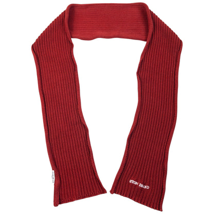 Vintage 2000s Stone Island Ribbed Knit Scarf