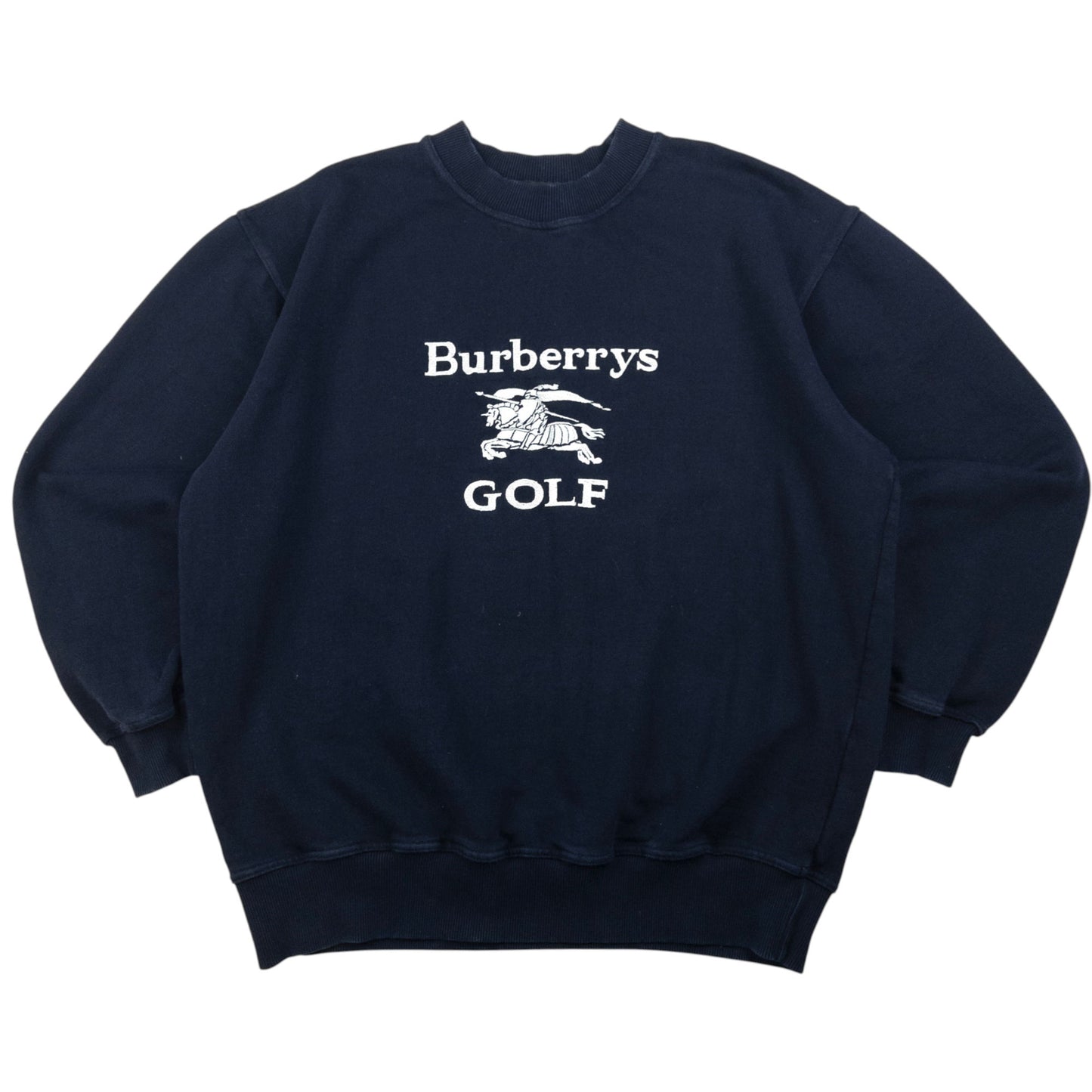 Vintage Burberry Golf Embroidered Sweatshirt Size M