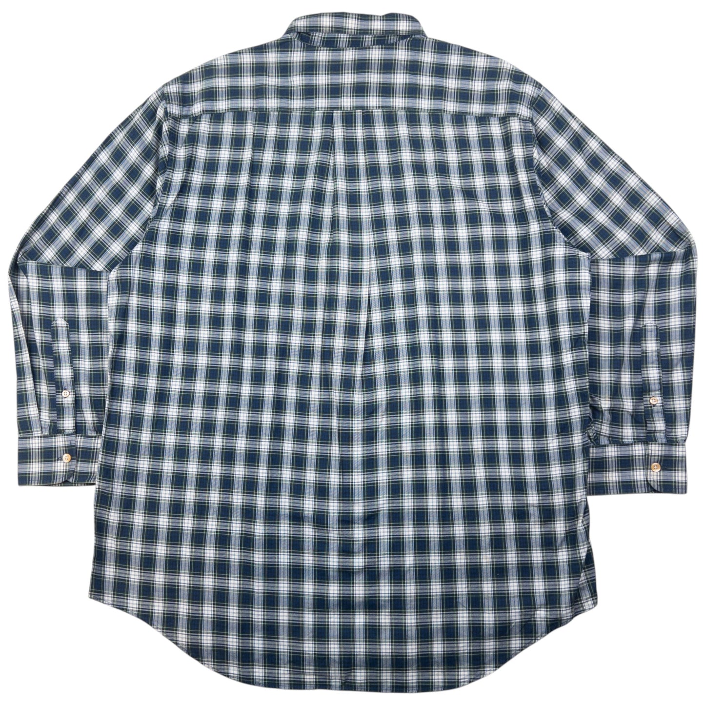 Vintage Burberry Nova Check Long Sleeve Button Up Shirt Size XL