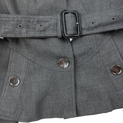 Vintage Burberry Belt Waist Jacket Womens Size S