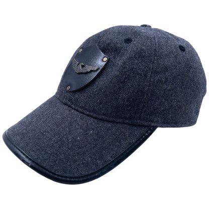Vintage Armani Jeans Leather Logo Hat