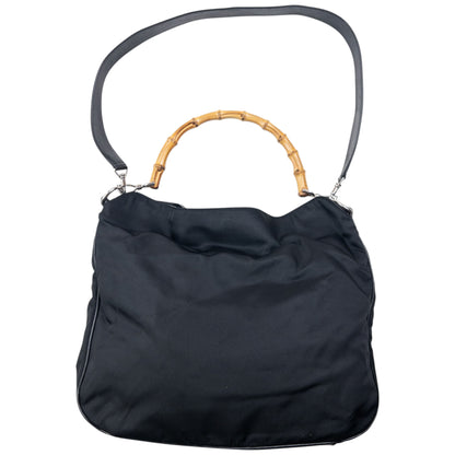 Vintage 2000s Gucci Bamboo Handle Hobo Handbag