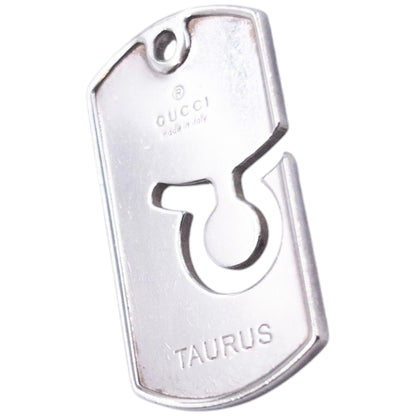 Vintage Gucci Silver Taurus Mini Pendant