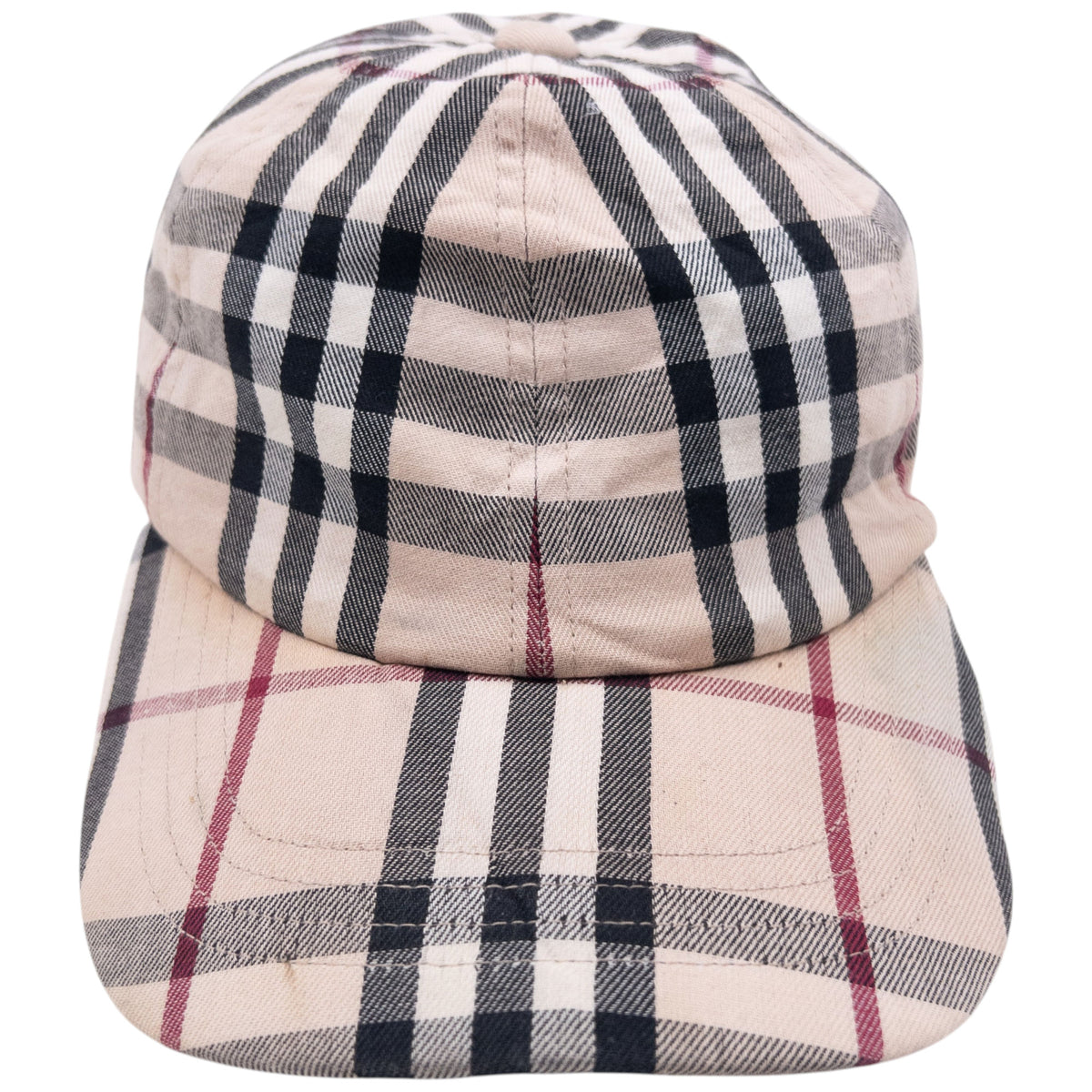Vintage 2000s Burberry Nova Check Hat in beige (cotton), photo 2