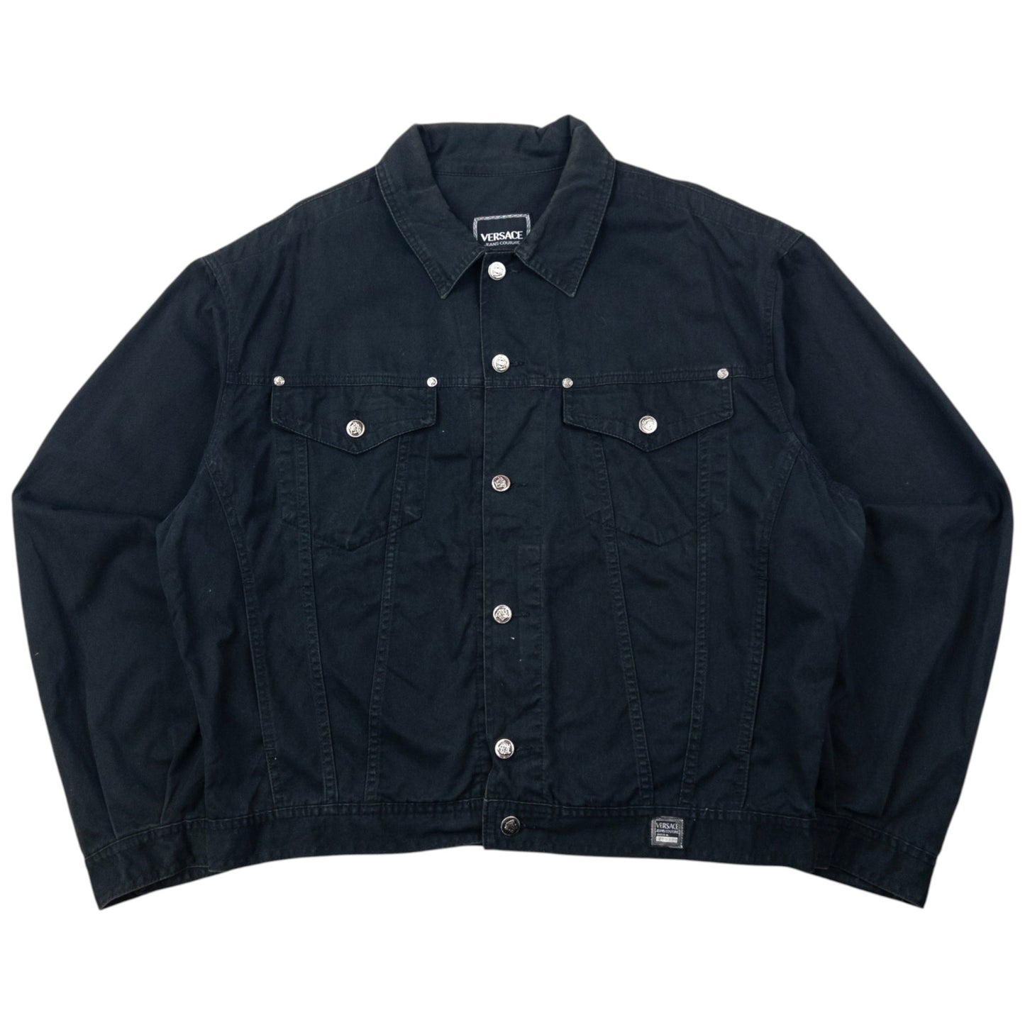 Vintage 90s Versace Jeans Couture Button Up Jacket Size XL