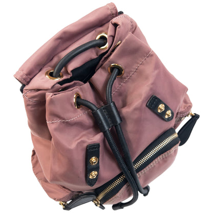 Vintage Burberry Bucket Backpack in pink, photo 5
