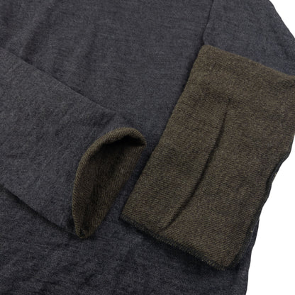 Vintage 90s Yohji Yamamoto Lightweight Roll Sleeve Jumper Size S
