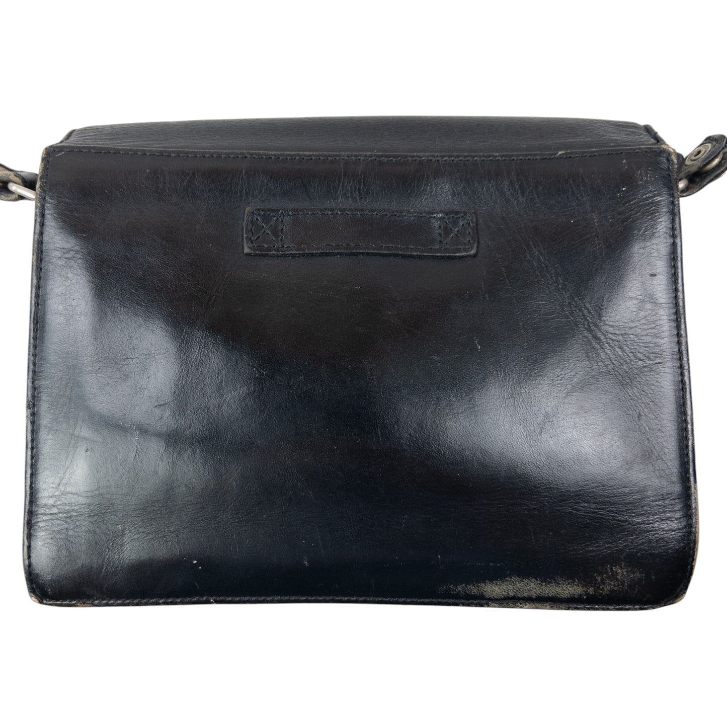 Vintage 2000s Jean Paul Gaultier Embossed Leather Crossbody Bag