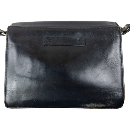 Vintage 2000s Jean Paul Gaultier Embossed Leather Crossbody Bag