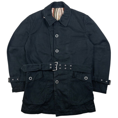 Vintage PPFM Belted Button Up Jacket Size M