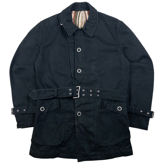 Vintage PPFM Belted Button Up Jacket Size M