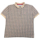 Vintage 90s Burberry Nova Check Polo Shirt Womens Size M