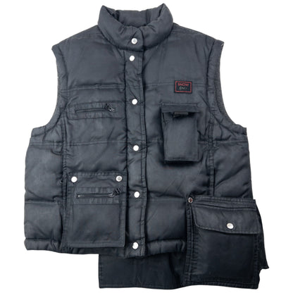 Vintage 2000s Dolce & Gabbana Convertible Multi Pocket Puffer Gilet Size S