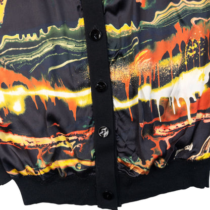 Vintage 90s Jean Paul Gaultier Femme Pattern Cardigan Womens Size S