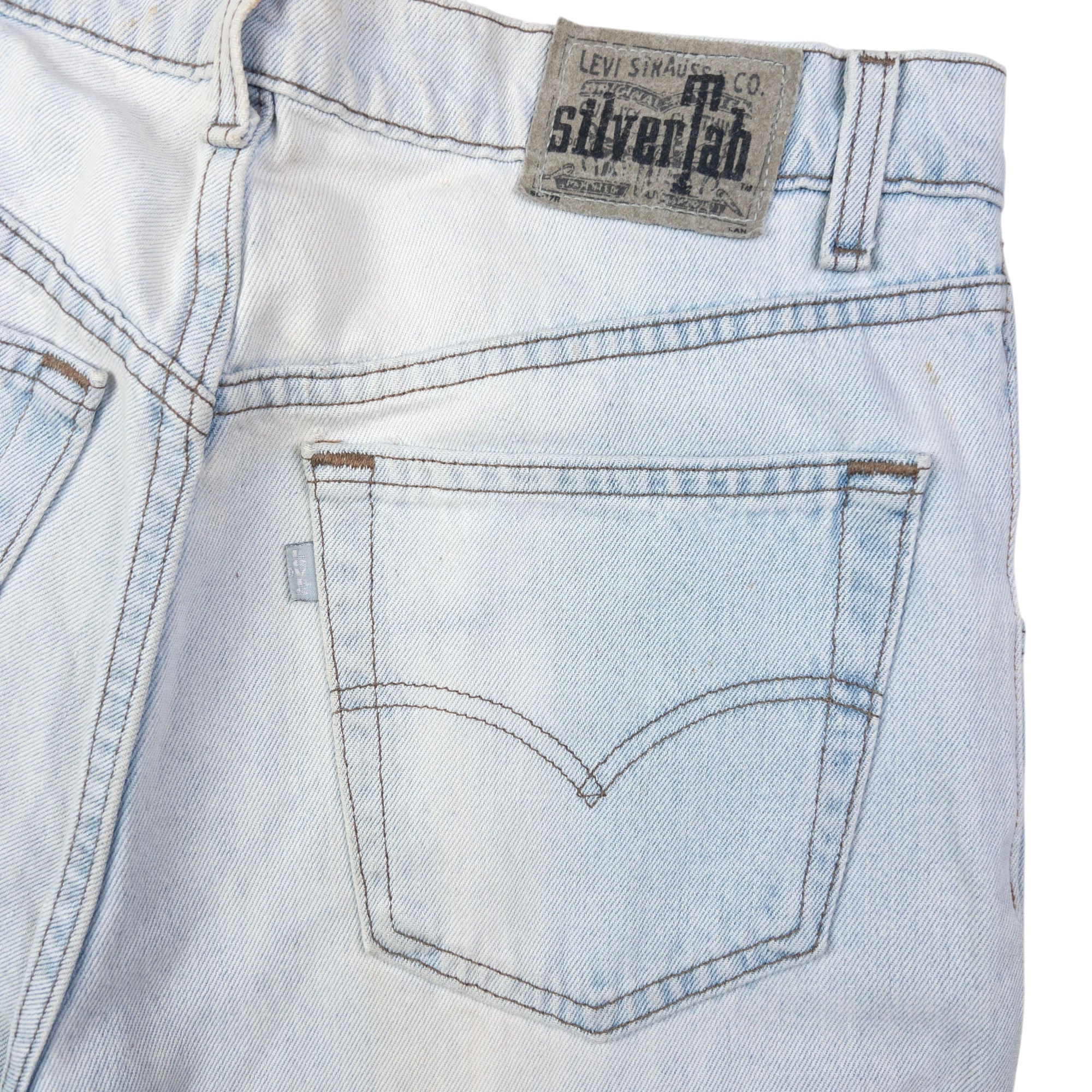 Vintage Levi's Silver Tab Baggy Denim Jeans Size W33